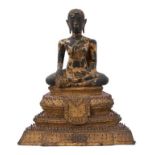 Antique Thai gilt Bodhisatva