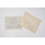 T.R.H. The Princess Elizabeth (later H.M.Queen Elizabeth II) and Princess Margaret, rare signed late