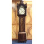 George III mahogany longcase clock