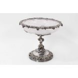19th century silver plated table centrepiece