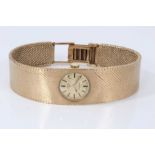 Ladies Rotary 9ct gold wristwatch