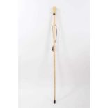 19th century whale-bone walking stick