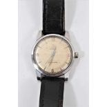 1960s Gentleman's Omega automatic Seamaster wristwatch in steel case , dagger hands and centre secon