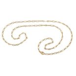 Cartier 18ct gold chain, signed and numbered 102409