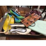 Vintage handbags and Charles Jourdain shoes