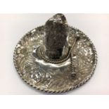 Mexican silver (925) model of a hat