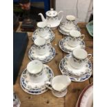 Paragon Coniston pattern teaset, 22 pieces