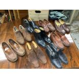 Fifteen pairs of gentlemans shoes, size 8 - 8 1/2, to include Cheaney, Sebago, Shipton & Hennage and