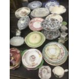 Collection of decorative 19th / 20th century china