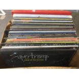 Collection of LP records and singles