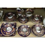 19th century English porcelain tea service