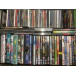 One box of CD's and DVD's