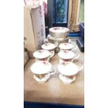 Royal Albert six piece tea set