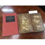 Two volumes, The History and Description of Colchester 1803, half calf leather bound, together with
