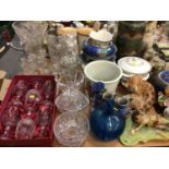 Large quantity ceramics, glassware and sundries