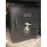 Cast iron Victorian safe with one key