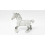 Beswick Cantering Shire, model no. 975, designed by Arthur Gredington, 21cm high