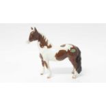 Beswick Pinto Pony, first version - Skewbald, model no 1373, designed by Arthur Gredington, 16.5cm h