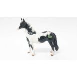 Beswick Pinto Pony, second version Piebald, model no. 1373, designed by Arthur Gredington, 16.5cm hi