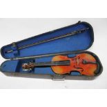 Two Violins in cases