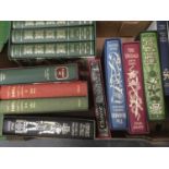 Four boxes of Folio Society books