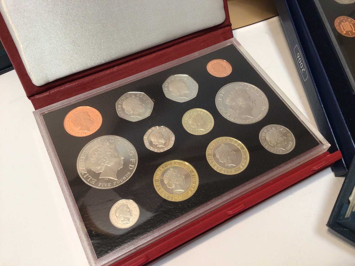 G.B. - The Royal Mint Proof sets to include 1970, 1974, 1975, 1977, 1979, 1987, 1988 (N.B. Red case) - Image 2 of 7