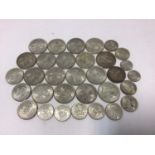 G.B. - Mixed pre 1947 silver coins in better than average condition (N.B. Estimated face value £3.02