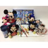 Large collection of Disney toys, monopoly set and various other items