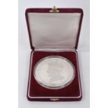 Australia - A white metal proof medallion commemorating 'Parliament House' 1927 (N.B. Design and leg