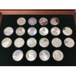 U.S. - The Franklin Mint 100 Silver Medallion Set 'The 100 Greatest Masterpieces'