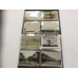 Collection of postcards in album mainly GB Topographical. Mainly real photographic cards including