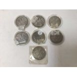 G.B. - Mixed silver Victorian coins to include Crowns YH 1844 (N.B. Obv: with small edge bruise and