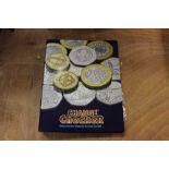 G.B. - Change checker folders x 5, three of which contain coins, to include £5, £2, £1, 50p some tak