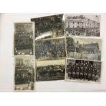 Postcards loose selection including real photographic Children's home Aldeburgh, Spring Flowers Leis