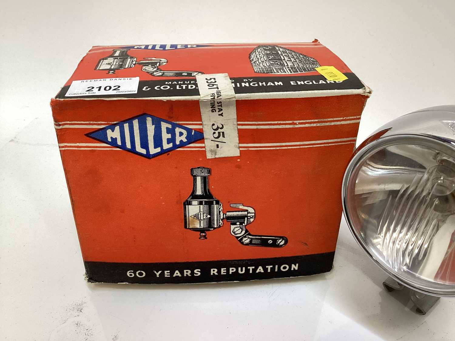 Vintage Miller cycle lamp and generator in original box - new old stock - Image 2 of 12