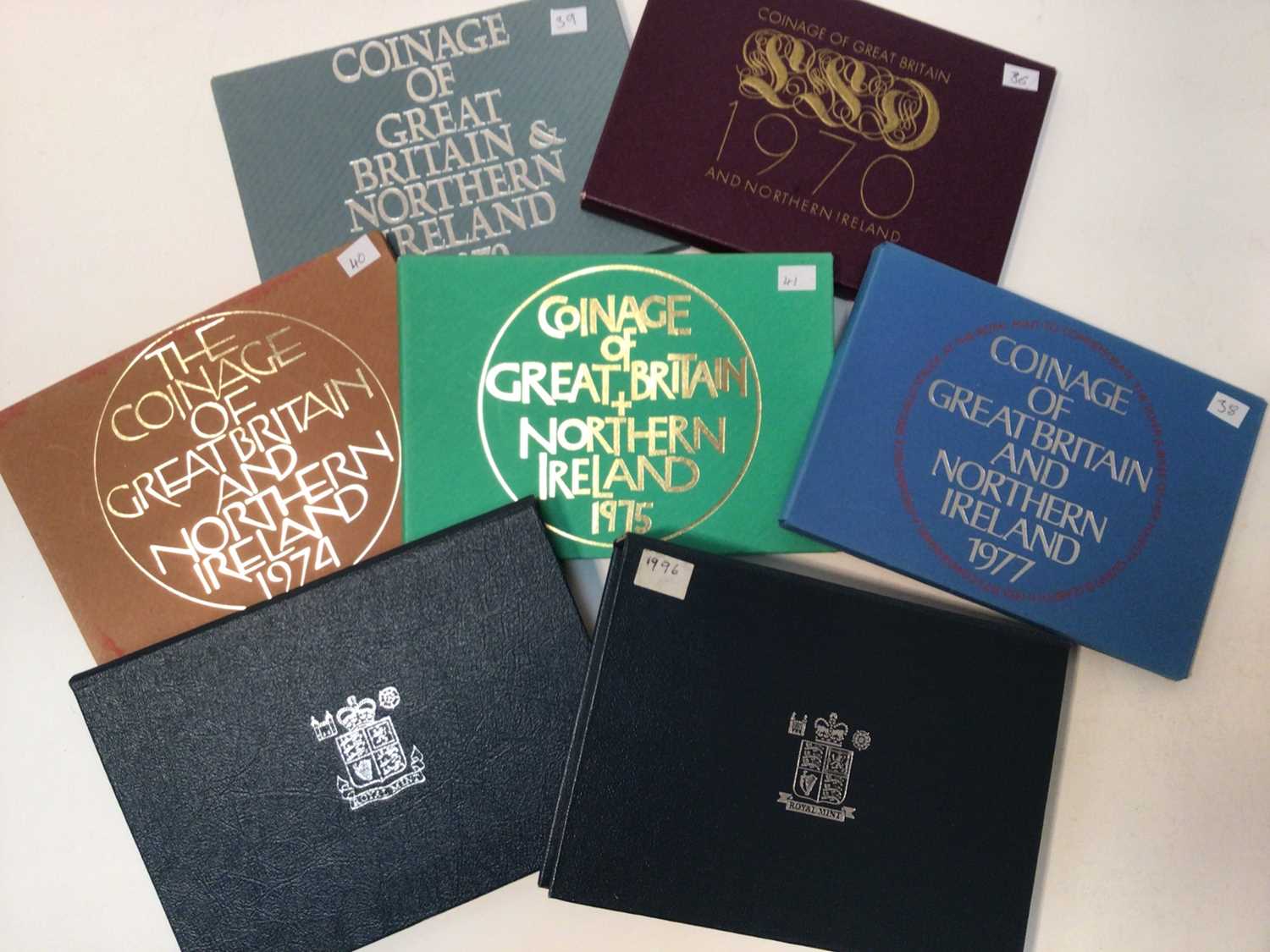 G.B. - The Royal Mint Proof sets to include 1970, 1974, 1975, 1977, 1979, 1987, 1988 (N.B. Red case) - Image 7 of 7