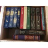 Four boxes of Folio Society books, including fiction and history