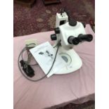 Aspen Stereo Zoom Microscope with instructions and accessories