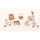 Selection of Royal Crown Derby item including Exclusive Edition paperweight - White Pelican No 1604