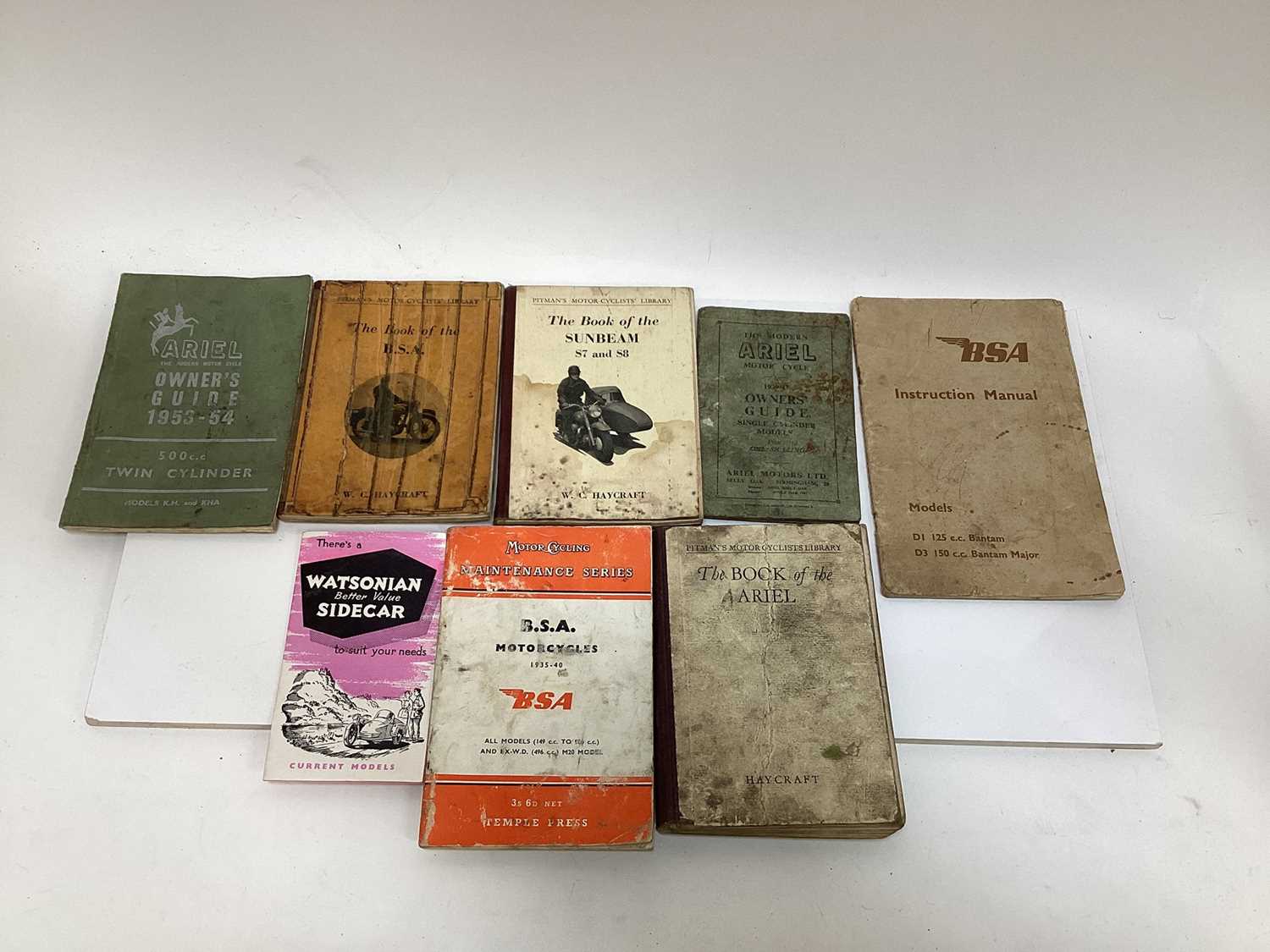 Collection of 1950's Motorcycle magazines togerher with related booklets and manuals