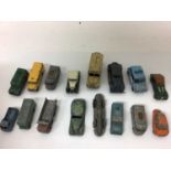 Die cast selection including Dinky, Matchbox Models of Yesteryear and others.