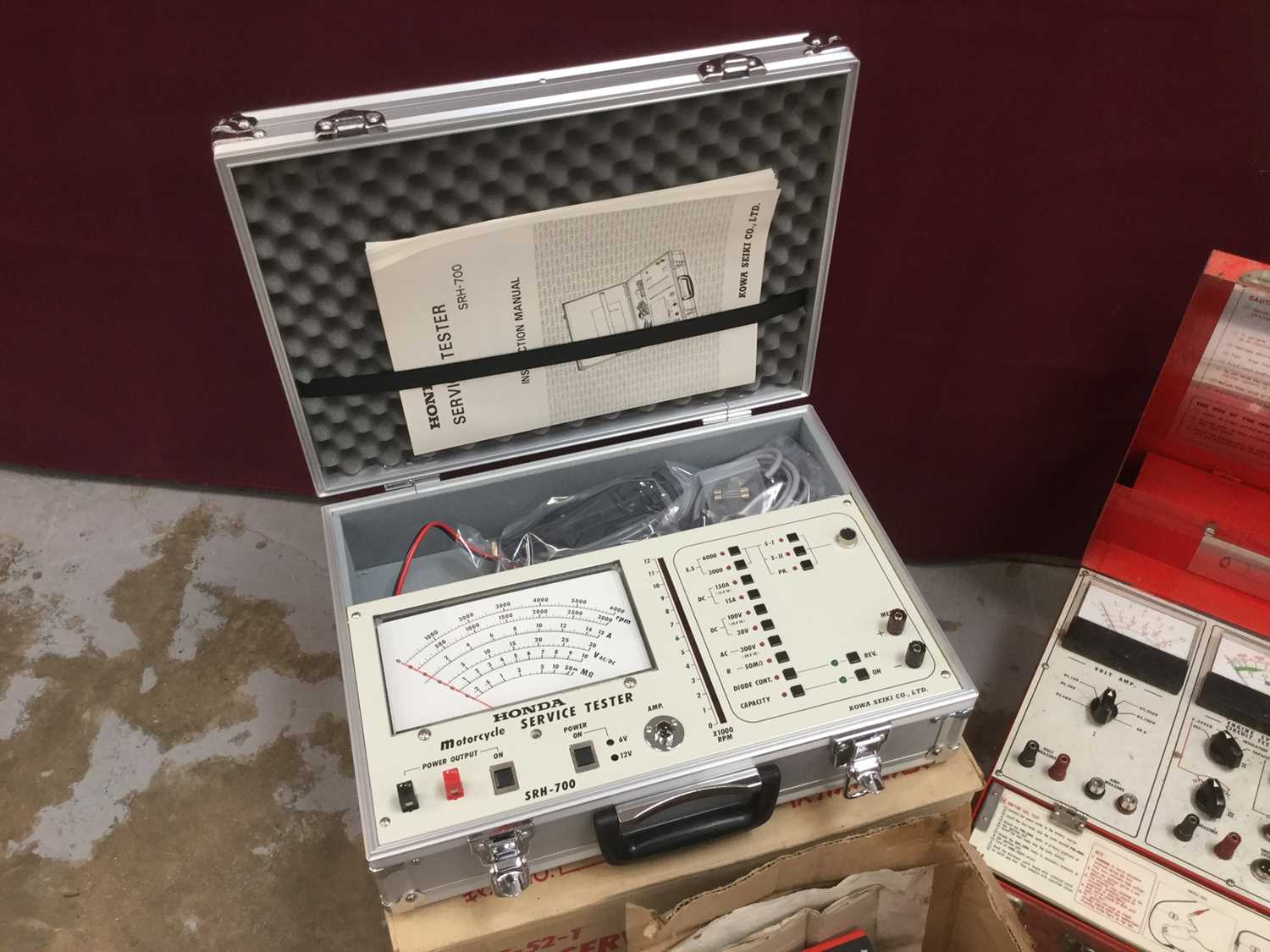 Honda Kowa Seiki service tester SRH-700 brand new in hard case and original box together with anothe - Image 3 of 5