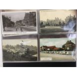 Postcards in album Barnet and North London. Real photographic cards include various scenes from Bar