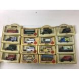 Collection of boxed and unboxed Lledo, Matchbox and other models .