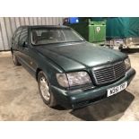 1996 Mercedes S280 saloon, Registration N351 TRY.