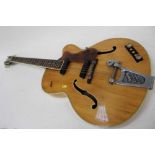 Hofner 'President' semi-acoustic electric guitar serial number '144', Thinline 1966, in excellent or