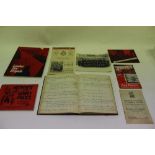 Second World War National Fire Service (NFS) hand written account of the War from the start to the B
