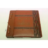 Interesting 1950's / 60's musical leather photograph album 'My tour in Germany', formerly the proper