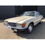 1980 Mercedes 450 SL auto convertible, Reg. No. MGV676V,