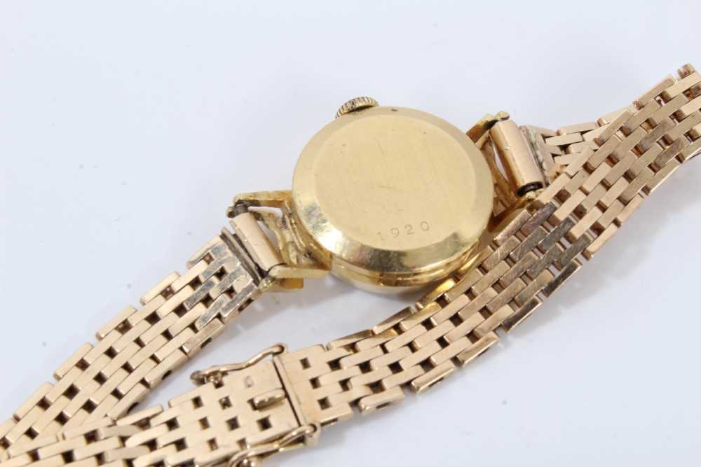 Ladies Tudor 18ct gold cased wristwatch on 14ct gold bracelet - Image 3 of 7